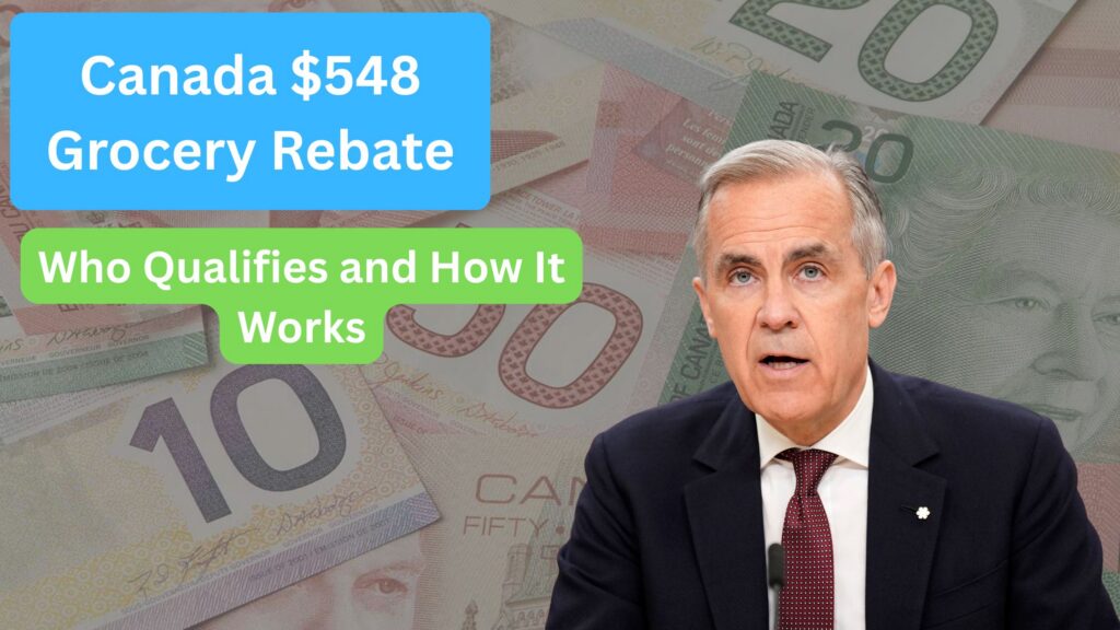 Canada $548 Grocery Rebate