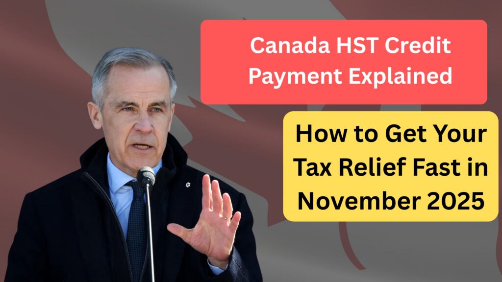 Canada HST Credit Payment